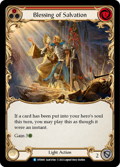 Blessing of Salvation (Red) [DTD085] (Dusk Till Dawn)  Rainbow Foil-1