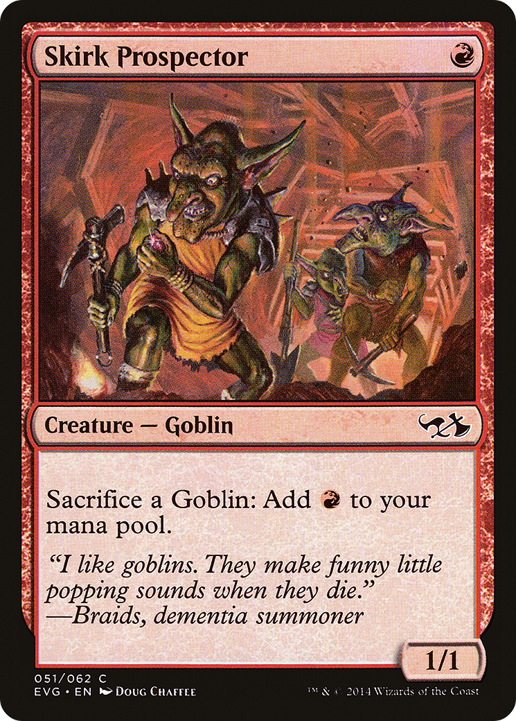 Skirk Prospector (Elves vs. Goblins) [Duel Decks Anthology]-1