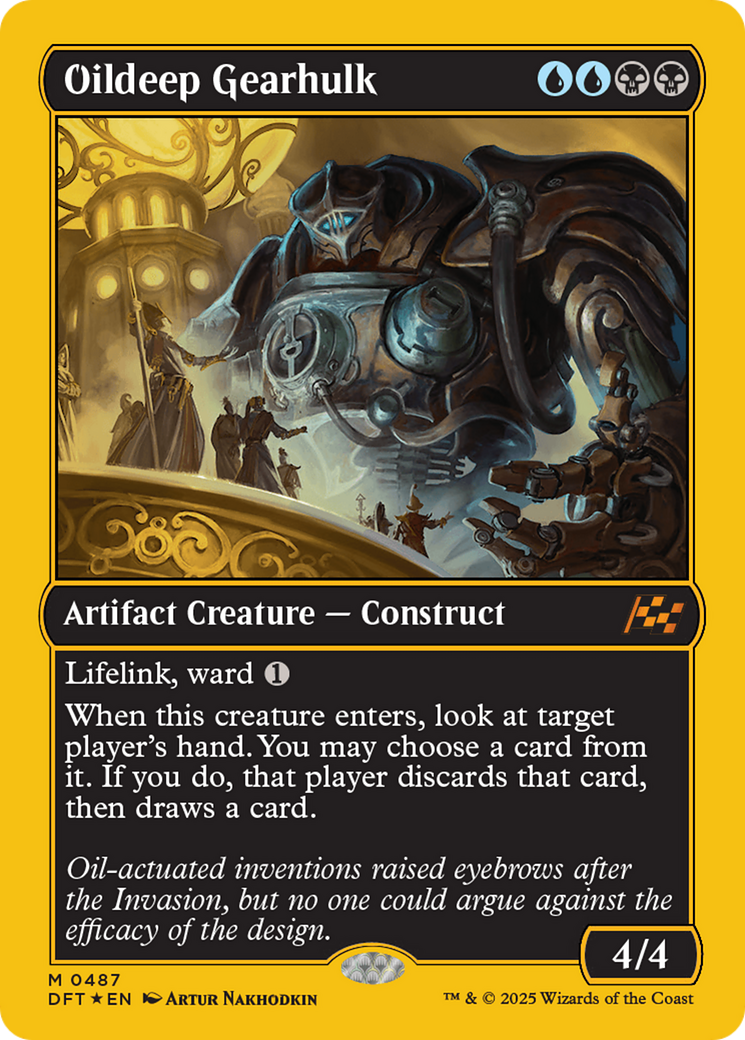 Oildeep Gearhulk (First-Place Foil) [Aetherdrift]-1