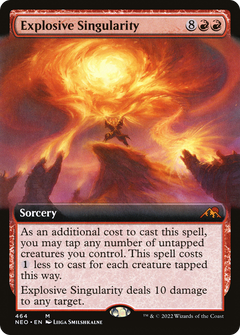 Explosive Singularity (Extended Art) (NEO-464) - Kamigawa: Neon Dynasty: (Extended Art) Foil-1
