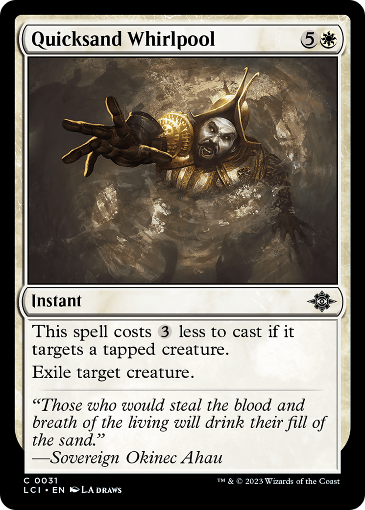 Quicksand Whirlpool [The Lost Caverns of Ixalan]-1
