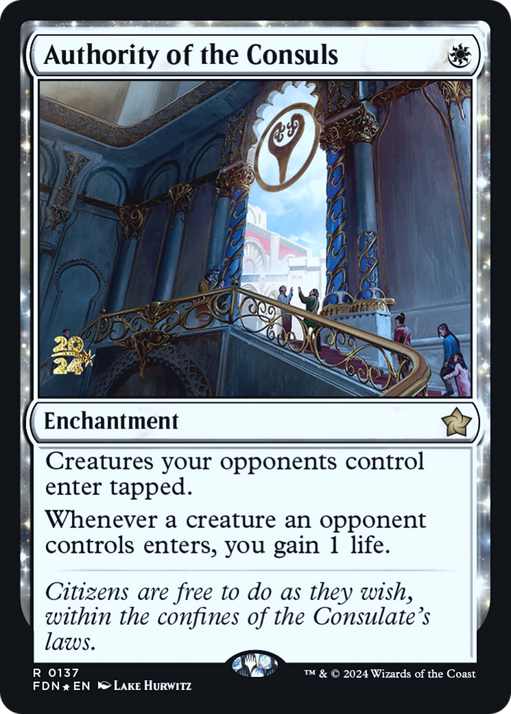 Authority of the Consuls [Foundations Prerelease Promos]-1