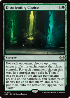 Disorienting Choice [Duskmourn: House of Horror Commander]-1