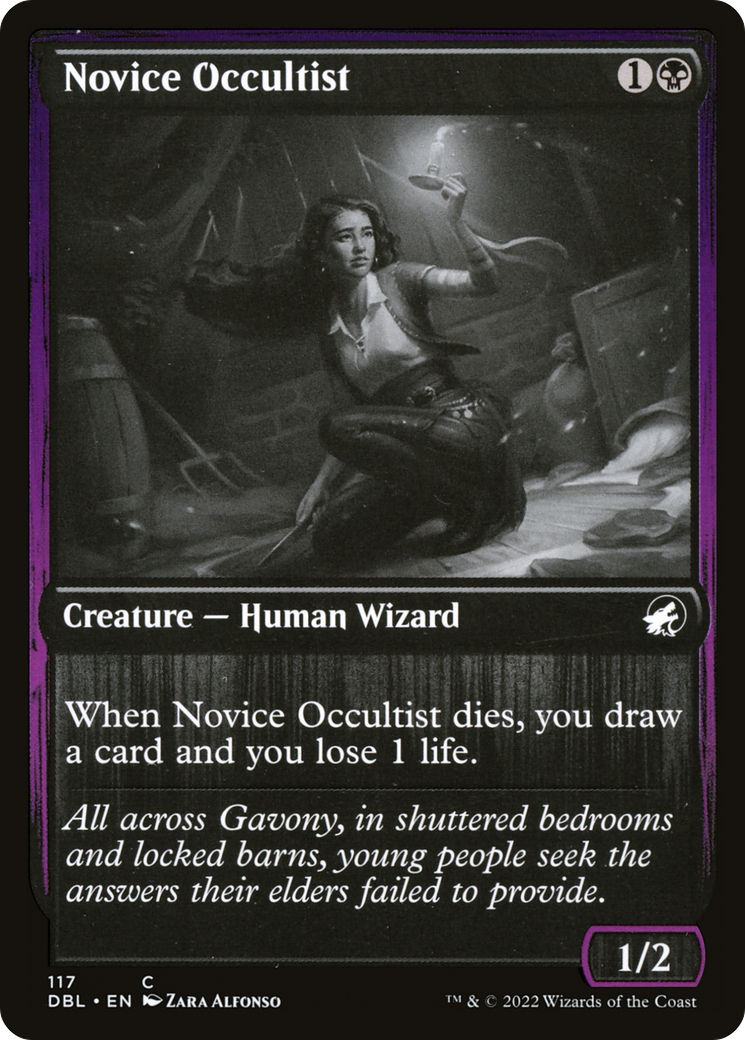 Novice Occultist [Innistrad: Double Feature]-1