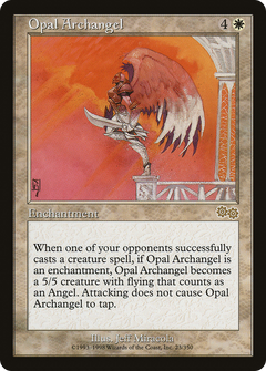 Opal Archangel [Urza's Saga]-1