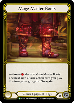 Mage Master Boots (Golden) [FAB067] (Promo)  Cold Foil-1