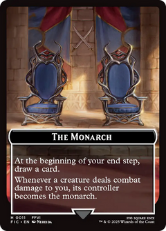The Blackjack // The Monarch Double-Sided Token [FINAL FANTASY Commander Tokens]-1