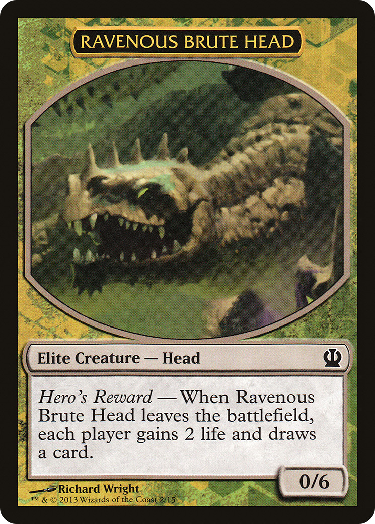 Ravenous Brute Head [Theros Face the Hydra]-1