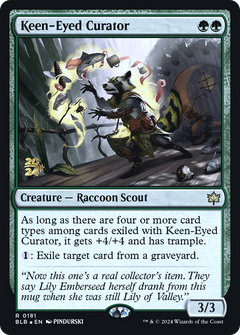 Keen-Eyed Curator [Bloomburrow Prerelease Promos]-1