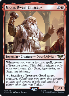 Gloin, Dwarf Emissary [The Lord of the Rings: Tales of Middle-Earth Prerelease Promos]-1