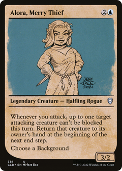 Alora, Merry Thief (Showcase) [Commander Legends: Battle for Baldur's Gate]-1
