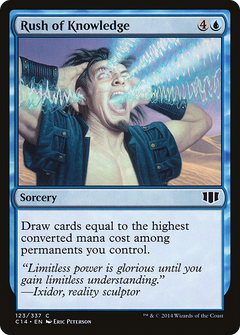 Rush of Knowledge [Commander 2014]-1