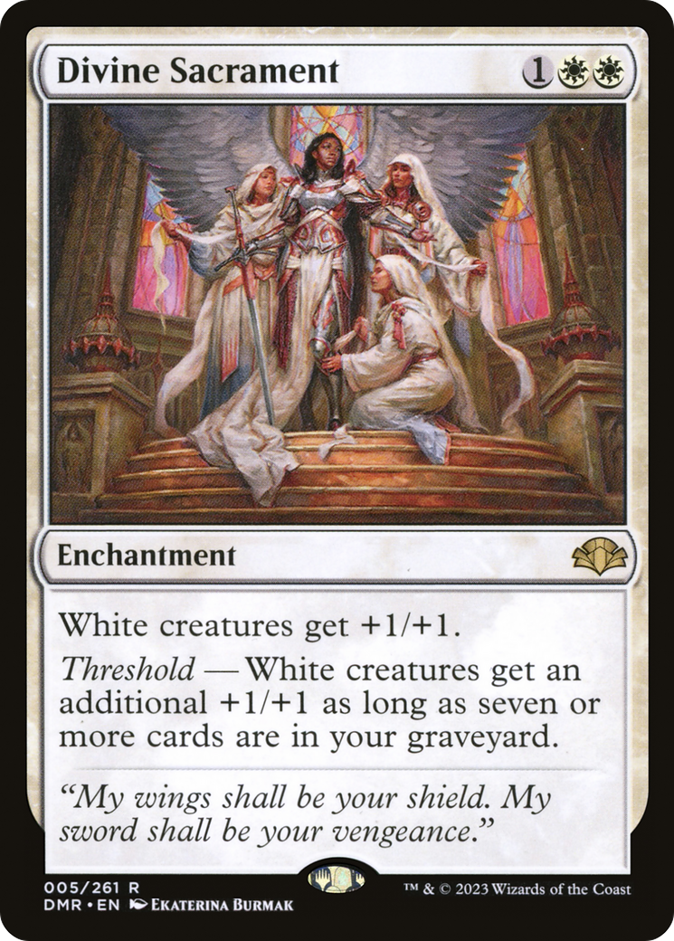 Divine Sacrament [Dominaria Remastered]-1