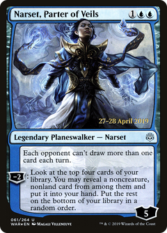 Narset, Parter of Veils [War of the Spark Prerelease Promos]-1