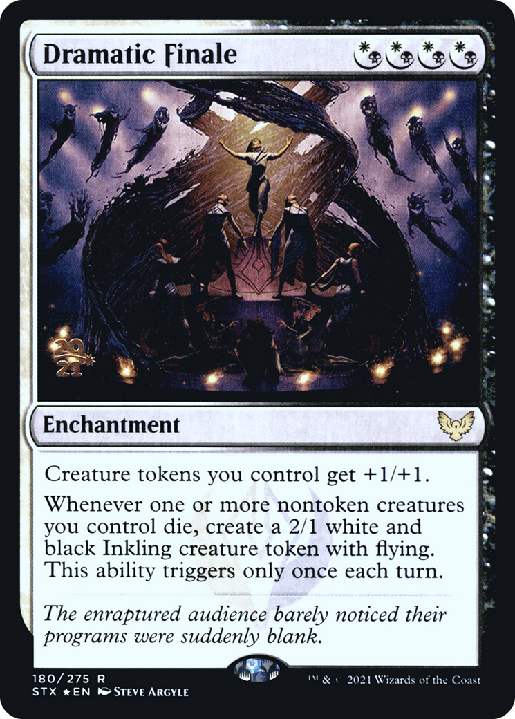 Dramatic Finale [Strixhaven: School of Mages Prerelease Promos]-1