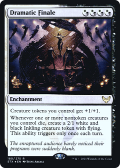 Dramatic Finale [Strixhaven: School of Mages Prerelease Promos]-1