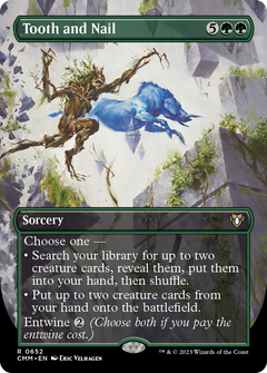 Tooth and Nail (Borderless Alternate Art) [Commander Masters]-1