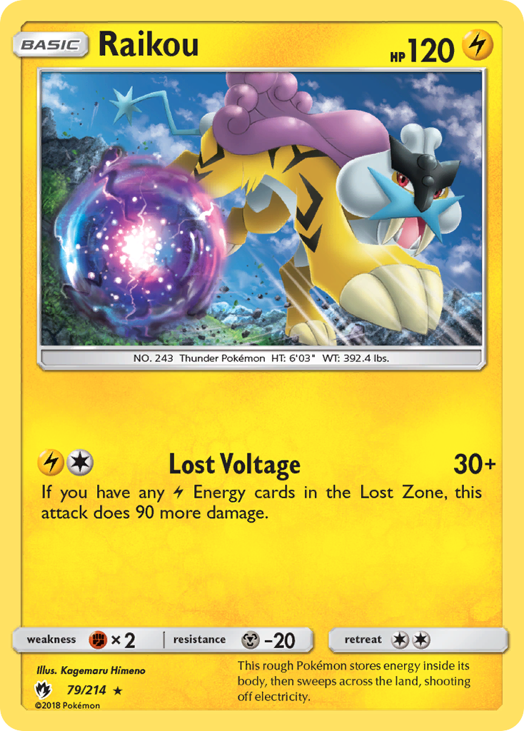 Raikou (79/214) [Sun & Moon: Lost Thunder]-1