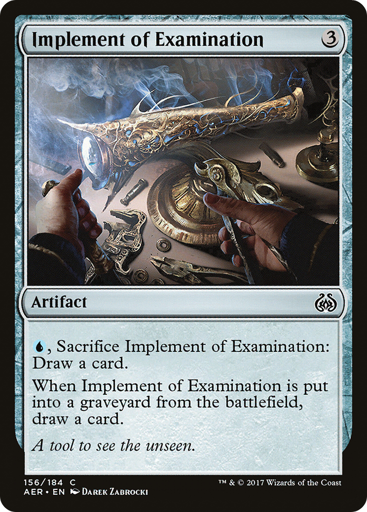 Implement of Examination [Aether Revolt]-1