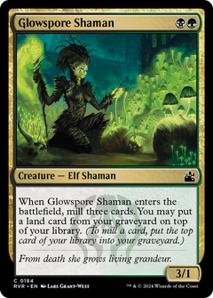 Glowspore Shaman [Ravnica Remastered]-1