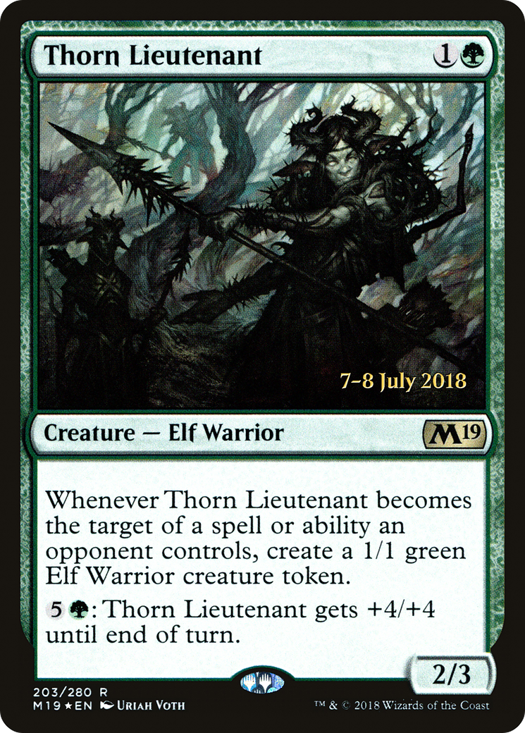 Thorn Lieutenant [Core Set 2019 Prerelease Promos]-1