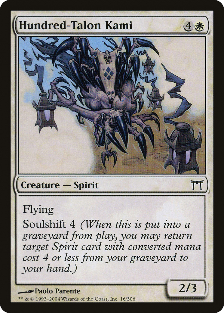 Hundred-Talon Kami [Champions of Kamigawa]-1