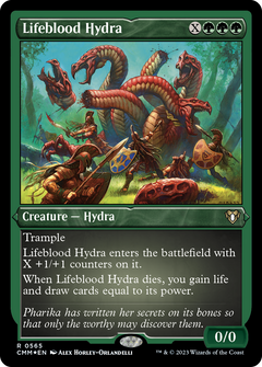 Lifeblood Hydra (CMM-565) - Commander Masters Etched Foil-1