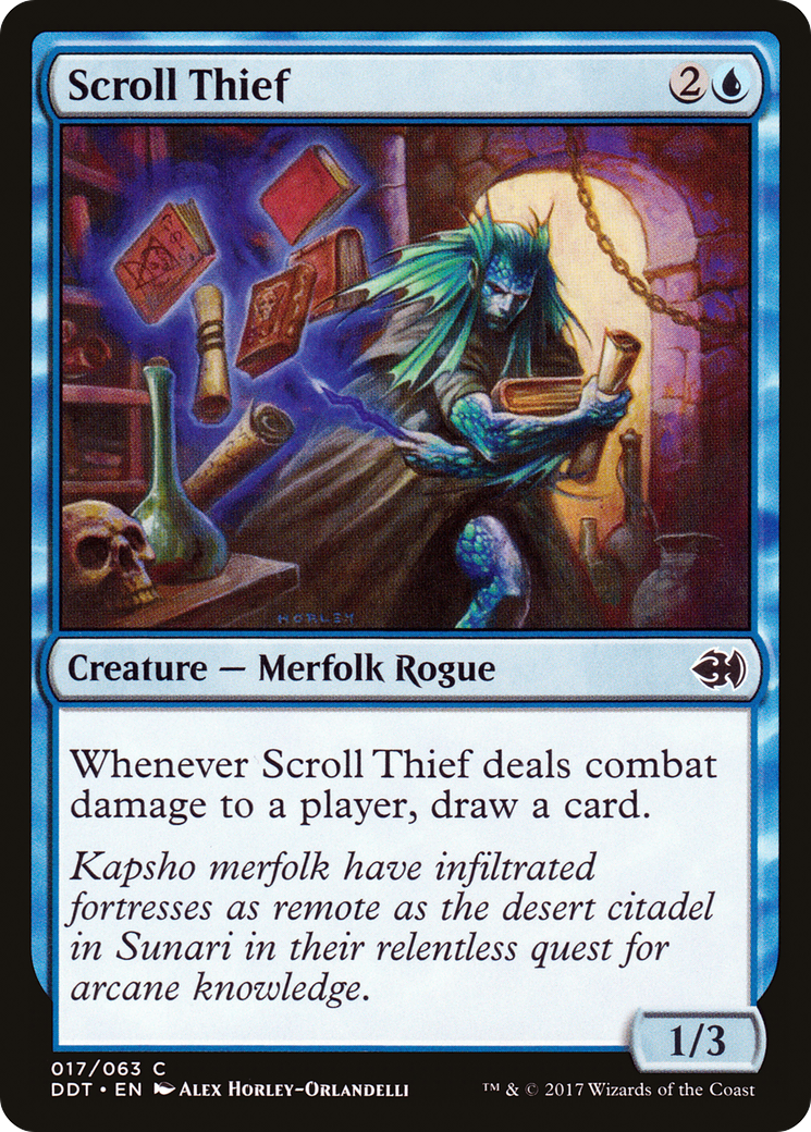 Scroll Thief [Duel Decks: Merfolk vs. Goblins]-1