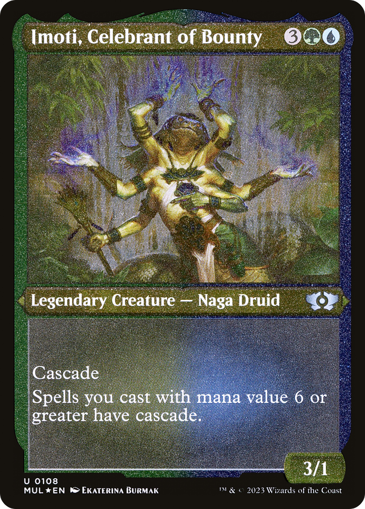 Imoti, Celebrant of Bounty (Foil Etched) [Multiverse Legends]-1