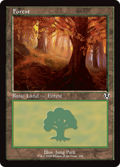 Forest (296) (Retro Frame) [Innistrad Remastered]-1