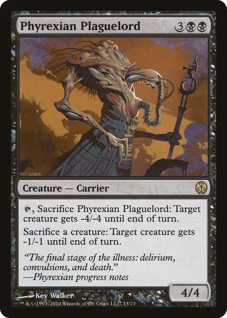 Phyrexian Plaguelord [Duel Decks: Phyrexia vs. the Coalition]-1