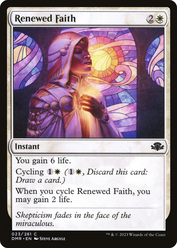 Renewed Faith [Dominaria Remastered]-1