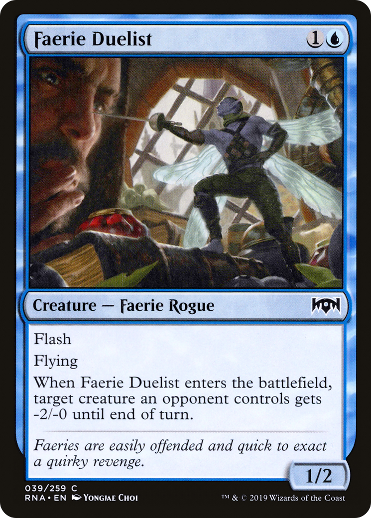 Faerie Duelist [Ravnica Allegiance]-1