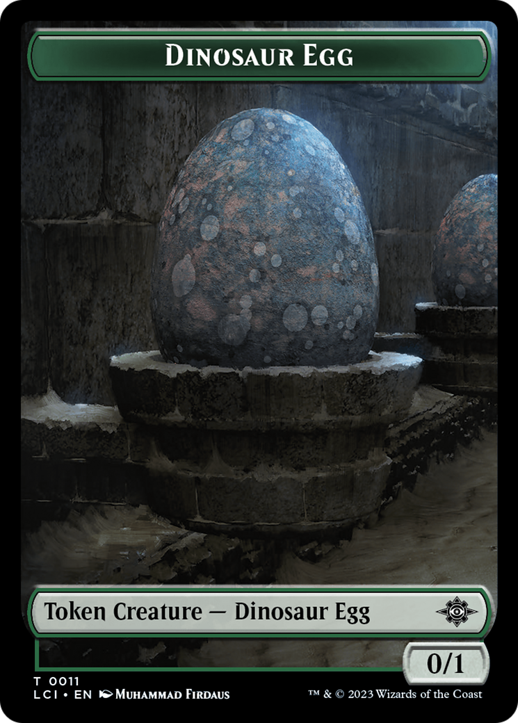 Dinosaur Egg (TLCI-011) - The Lost Caverns of Ixalan Tokens Foil-1