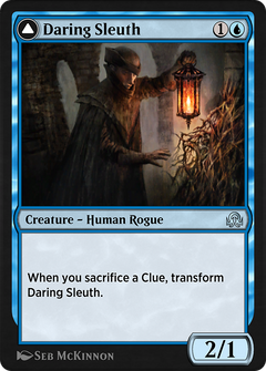 Daring Sleuth // Bearer of Overwhelming Truths (SIR-059) - Shadows over Innistrad Remastered-1
