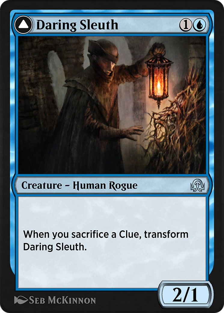 Daring Sleuth // Bearer of Overwhelming Truths (SIR-059) - Shadows over Innistrad Remastered-1