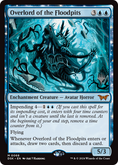 Overlord of the Floodpits (Promo Pack) [Duskmourn: House of Horror Promos]-1