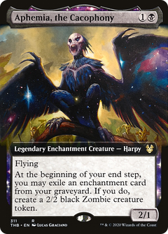 Aphemia, the Cacophony (Extended Art) [Theros Beyond Death]-1