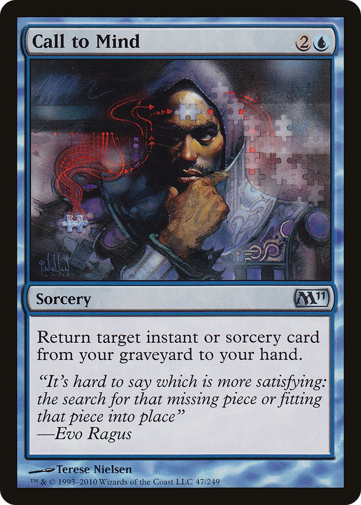 Call to Mind [Magic 2011]-1