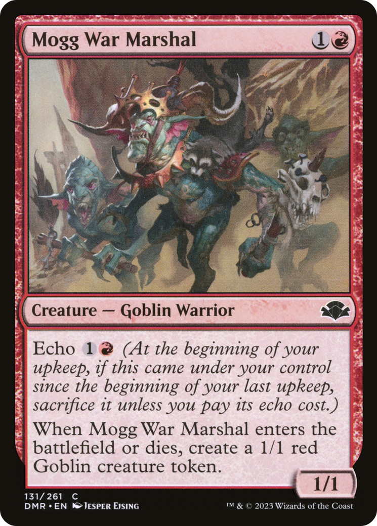 Mogg War Marshal [Dominaria Remastered]-1