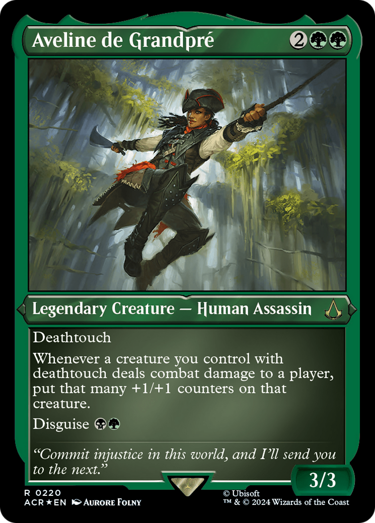 Aveline de Grandpré (ACR-220) - Assassin's Creed Etched Foil-1