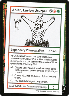 Abian, Luvion Usurper (2021 Edition) [Mystery Booster Playtest Cards]-1