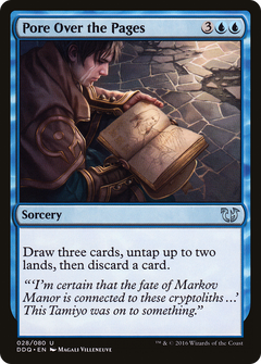 Pore Over the Pages [Duel Decks: Blessed vs. Cursed]-1