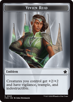 Vivien Reid Emblem (TFDN-025) - Foundations Tokens Foil-1