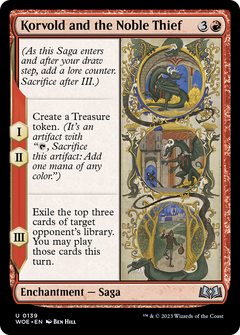 Korvold and the Noble Thief [Wilds of Eldraine]-1