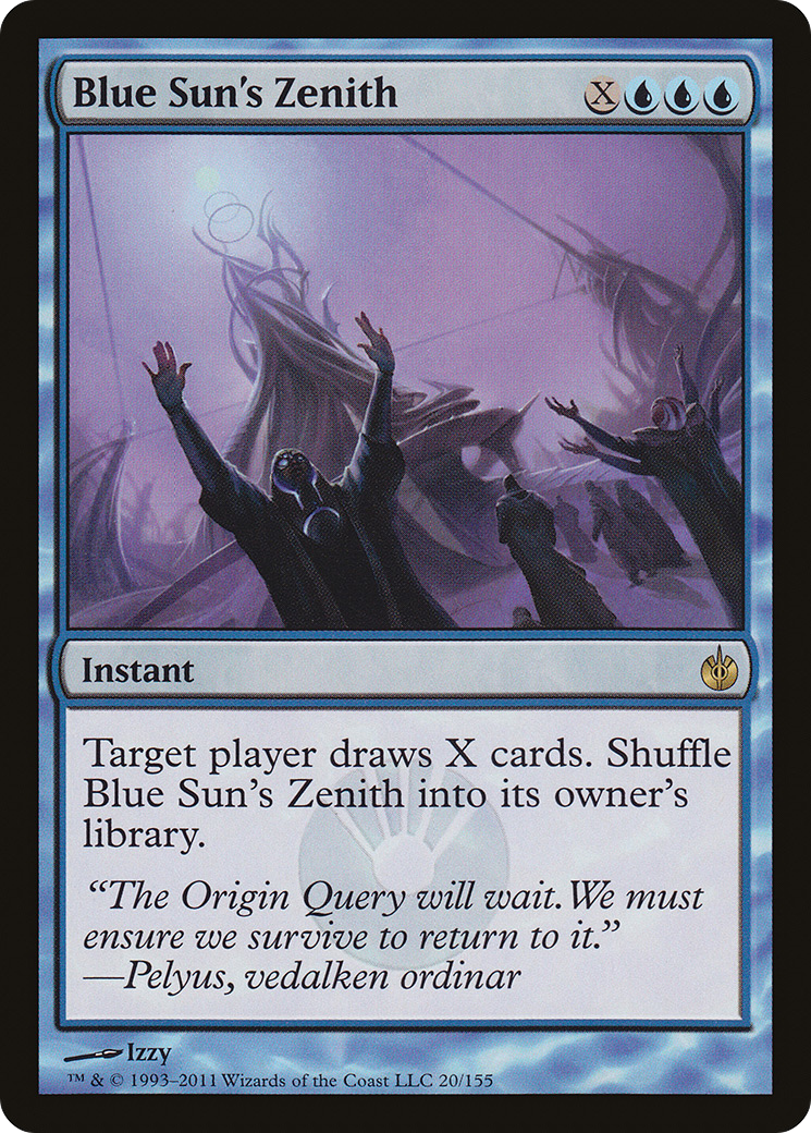 Blue Sun's Zenith [Mirrodin Besieged]-1