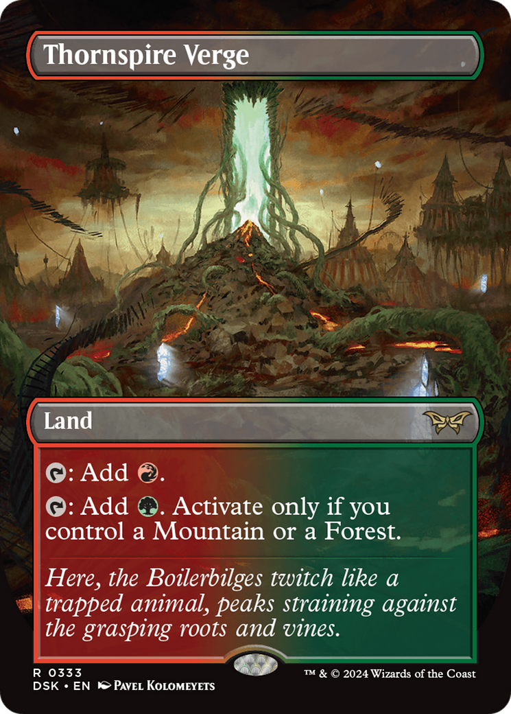 Thornspire Verge (Borderless) [Duskmourn: House of Horror]-1