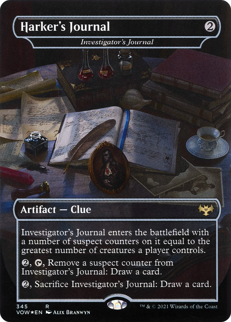 Investigator's Journal - Harker's Journal [Innistrad: Crimson Vow]-1