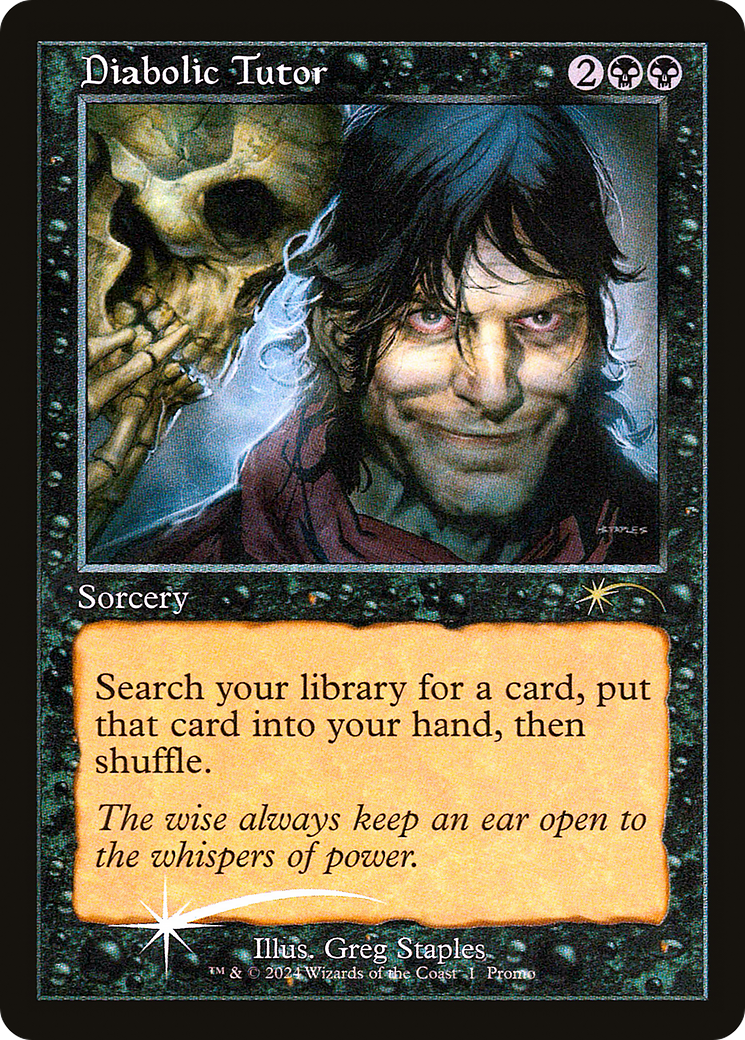 Diabolic Tutor [Wizards Play Network 2024]-1