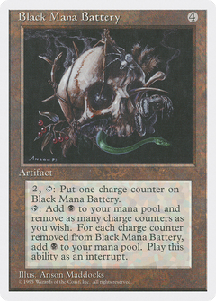 Black Mana Battery [Fourth Edition]-1